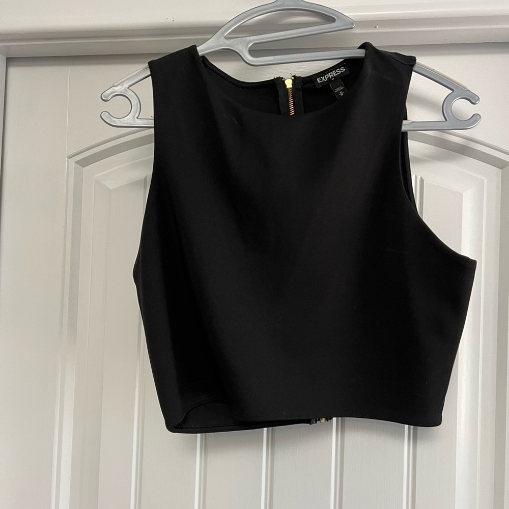 Express crop dressy top